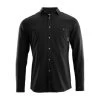 Aclima - LeisureWool Woven Herre Uldskjorte -VildmarksEventyr LeisureWool Woven Wool Shirt Black 01.w610.h610.fill