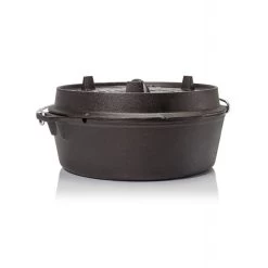 Petromax - Dutch Oven Ft6 Fladbundet Støbejernsgryde 6,1L