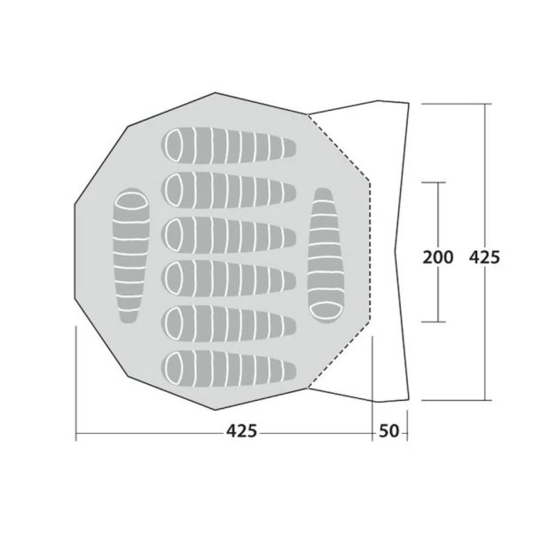 Robens - Chinook Ursa PRS 8-personers Tipi Telt - Billede 6