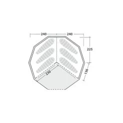 Robens - Klondike Grande 6-personers Indertelt -VildmarksEventyr Robens Klondike Grande 6 personers Indertelt 02.w610.h610.fill
