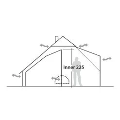 Robens - Klondike Grande 6-personers Indertelt -VildmarksEventyr Robens Klondike Grande 6 personers Indertelt 03.w610.h610.fill