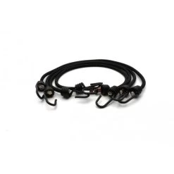 AB Camping - Gummikabler Med Krog 80 Cm (4-pak)