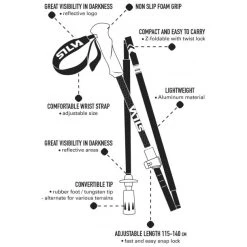SILVA - Trekking 3Z Vandrestav -VildmarksEventyr trekking 3z vandrestav 56065 9002 03.w610.h610.fill