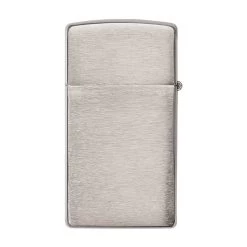 Zippo - Slim Brushed Chrome Lighter -VildmarksEventyr zippo 1600 slim brushed chrome 02.w610.h610.fill