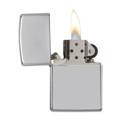 Zippo - High Polish Chrome Lighter -VildmarksEventyr zippo 250 classic high polish chrome 03.w610.h610.fill